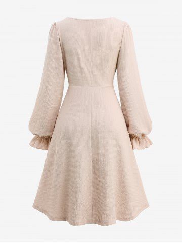 Plus Size Medieval Renaissance Lace Up Panel Rose Flower Embroidery Plisse Poet Sleeve Vintage Milkmaid Dress