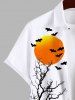Halloween Costume Pumpkin Bat Tree Moon Wizard Print Plus Size Matching Outfit For Couples -  