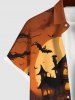 Halloween Costume Pumpkin Bat Moon Castle Print Plus Size Matching Set For Couples -  
