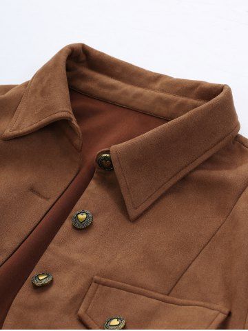 Plus Size Ruched Bust Lace Trim Ruffles Solid Cami Top and Button Cropped Top Set