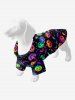 Halloween Costume Colorful Pumpkin Star Moon Bat Print Dog and Owner Matching Outfits -  