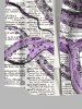 Ink Painting Octopus Newspaper Print Plus Size Matching Hawaii Beach Outfit For Couples -  