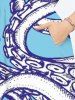 Octopus Print Plus Size Matching Hawaii Beach Outfit For Couples -  