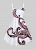 Octopus Print Plus Size Matching Beach Outfit For Couples -  