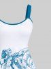 Coconut Tree Seascape Hammock Print Plus Size Matching Hawaii Beach Outfit For Couples -  