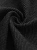 Plus Size Ribbed Solid Stirrup Skinny Leggings -  