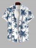 Coconut Tree Print Plus Size Matching Hawaii Beach Outfit For Couples -  
