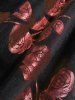 Plus Size Glitter Rose Flower Gilding Lace Up Pocket A Line Velvet Tank Cottagecore Dress -  