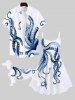 Pet's Octopus Print Shirt -  