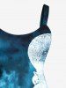 Octopus Ombre Sea Print Plus Size Matching Beach Outfit For Couples -  