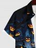 Halloween Costume Pumpkin Wizard Tree Midnight Print Plus Size Matching Set For Couples -  