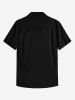 Plus Size Solid Buttons Shirt For Men -  