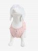 Pet's Crochet Trim Glitter Line D-Ring Vest -  