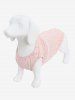 Pet's Crochet Trim Glitter Line D-Ring Vest -  