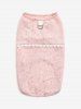 Pet's Crochet Trim Glitter Line D-Ring Vest -  