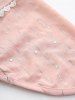 Pet's Crochet Trim Glitter Line D-Ring Vest -  
