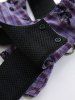 Pet's Butterfly Plaid Print Bowknot Vest with Leash -  