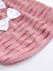 Pet's Bowknot Striped D-Ring T-shirt -  