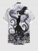 Halloween Costume Octopus Wizard Snake Monster Ink Painting Print Plus Size Matching Set For Couples -  