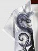 Halloween Costume Octopus Wizard Snake Monster Ink Painting Print Plus Size Matching Set For Couples -  