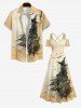 Plus Size Halloween Costume Bat Scarecrow Wizard Print Cold Shoulder Crisscross Maxi Dress -  