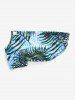 Pet's Tropical Leaf Print Hawaii T-shirt -  