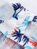 Pet's Coconut Tree Summer Letters Print Lace Trim Hawaii Top -  