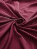 Robe Asymétrique Rose en Maille à Epaule Dénudée Grande Taille Ourlet à Volants - Rouge 2X | US 18-20