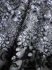 Plus Size Rose Flower Mesh Lace Sheer Surplice Buckle Belted A Line Dress -  