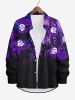 Halloween Costume Skull Rose Flower Tree Branch Galaxy Print Plus Size Matching Set For Couples -  