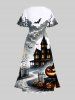 Halloween Costume Pumpkin Cross Bat Tree Casstle Cloud Moon Print Plus Size Matching Outfit For Couples -  