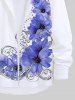 Plus Size Curve Floral Print Hawaii Button Shirt For Men -  