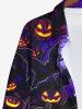 Halloween Costume Bat Glitter Pumpkin Lantern Tree Moon Print Plus Size Matching Set For Couples -  
