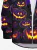 Halloween Costume Bat Glitter Pumpkin Lantern Tree Moon Print Plus Size Matching Set For Couples -  