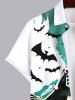 Halloween Costume Pumpkin Skeleton Bat Painting Splatter Print Plus Size Matching Set For Couples -  