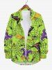 Halloween Costume Spider Web Hat Boots Broom Print Plus Size Matching Outfit For Couples -  