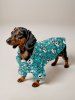 Pet's Skull Bone Spider Web Stars Print Button Shirt -  
