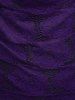 Plus Size Cowl Neck Cinched Rose Lace Tank Top -  