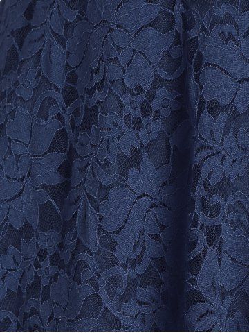 Plus Size & Curve Floral Lace Blouse