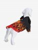 Halloween Costume Fire Flame Print Dog and Owner Matching Outfits -  
