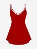 Gothic Cami Bird Skull Print Top (Adjustable Shoulder Strap) -  