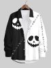 Costume D'Halloween 3D Citrouille Latérale Cousue en Blocs de Couleurs Adorable pour Couple - Multi-A 