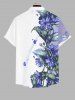 Contrastant Imprimé Feuilles Tropicales Grande Taille pour la Plage - Multi-A 
