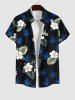 Tropical Leaves Floral Coconut Tree Print Plus Size Matching Hawaii Beach Outfit For Couples -  