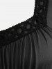 Plus Size Bell Sleeves Ruched Braided Buckle Belted A Line Renaissance Midi Dress -  