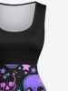 Halloween Costume Colorful Skulls Stars Print Plus Size Matching Outfit For Couples -  