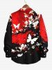 Halloween Costume Butterfly Tree Branch Floral Ink Painting Print Plus Size Matching Set For Couples -  