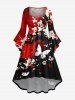 Halloween Costume Butterfly Tree Branch Floral Ink Painting Print Plus Size Matching Set For Couples -  