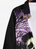 Halloween Costume Skulls Pumpkin Moon Tree Bird Print Plus Size Matching Outfit For Couples -  