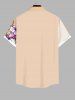 Tenue de Plage pour Couples en Feuilles et Fleurs Assorti Grande-Taille - Multi-A 
